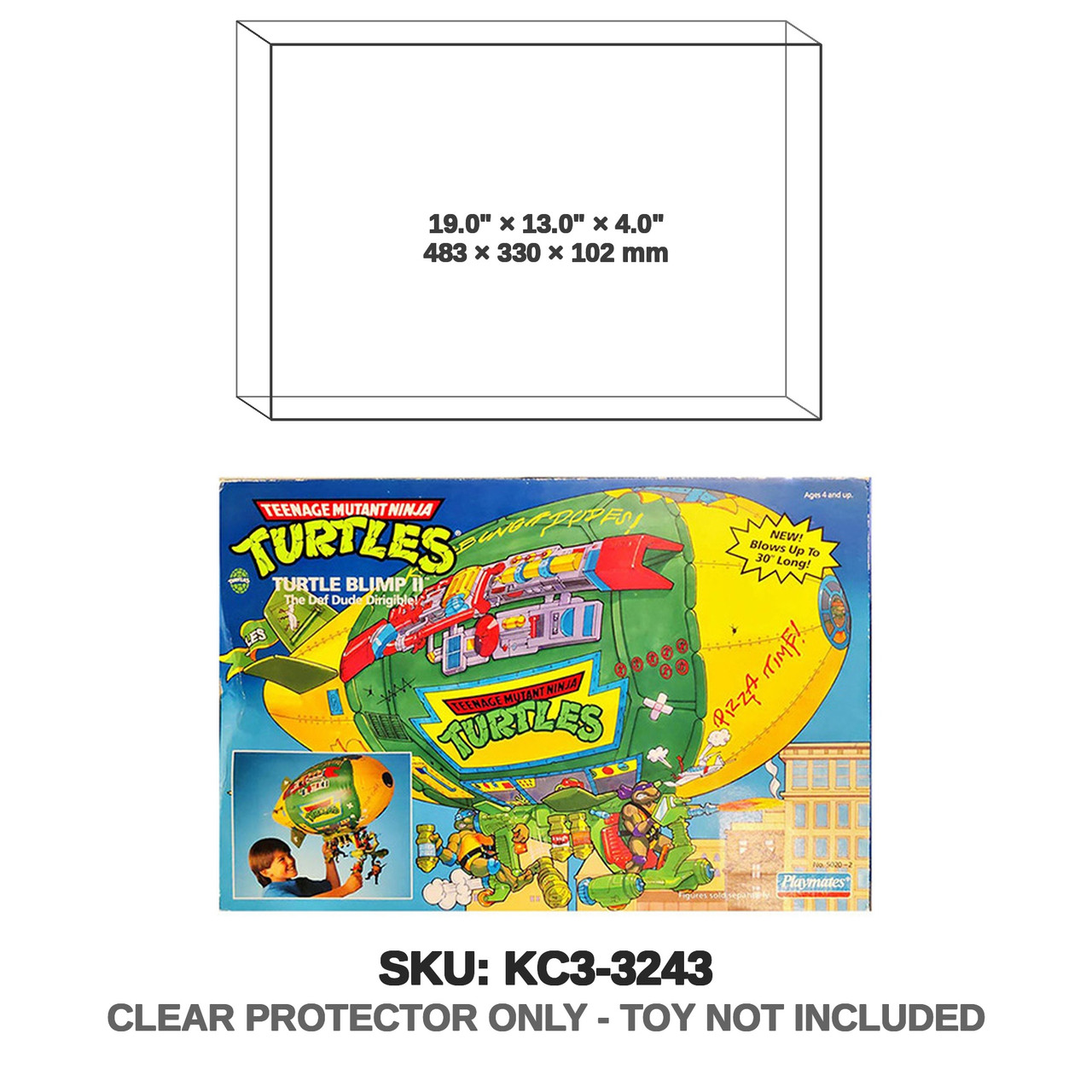 Playmates Teenage Mutant Ninja Turtles Turtle Blimp Vehicle #2