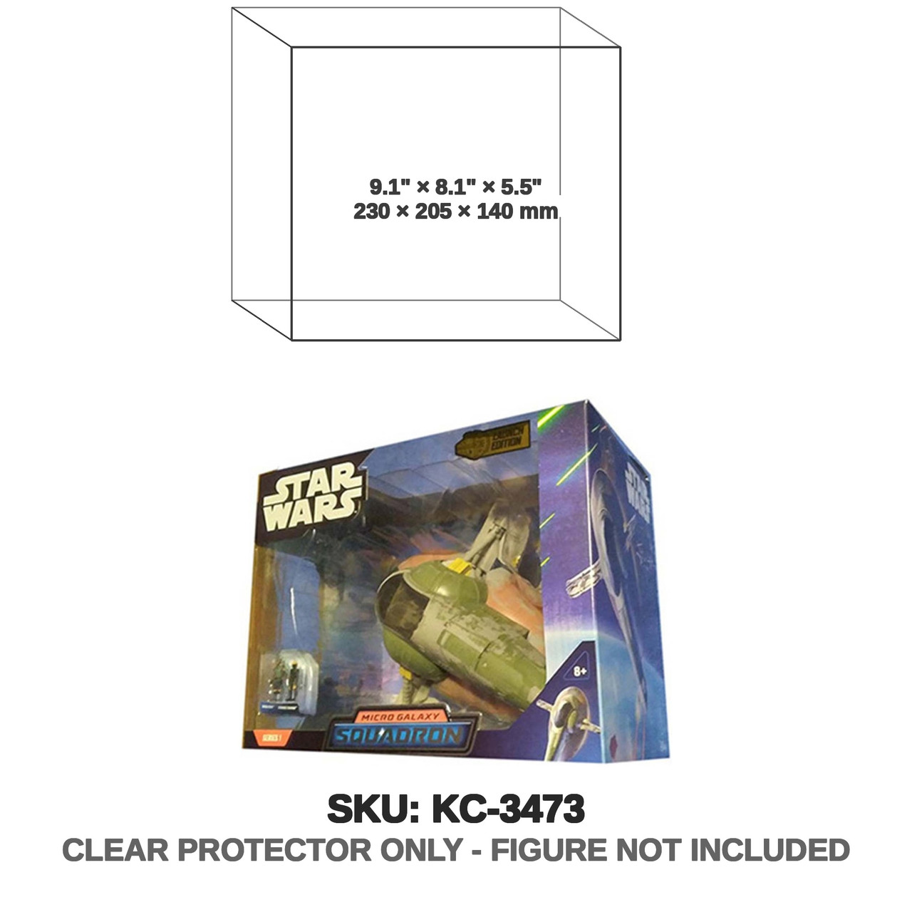 Boba Fett's Starship Star Wars Micro Galaxy Squadron Vehicle