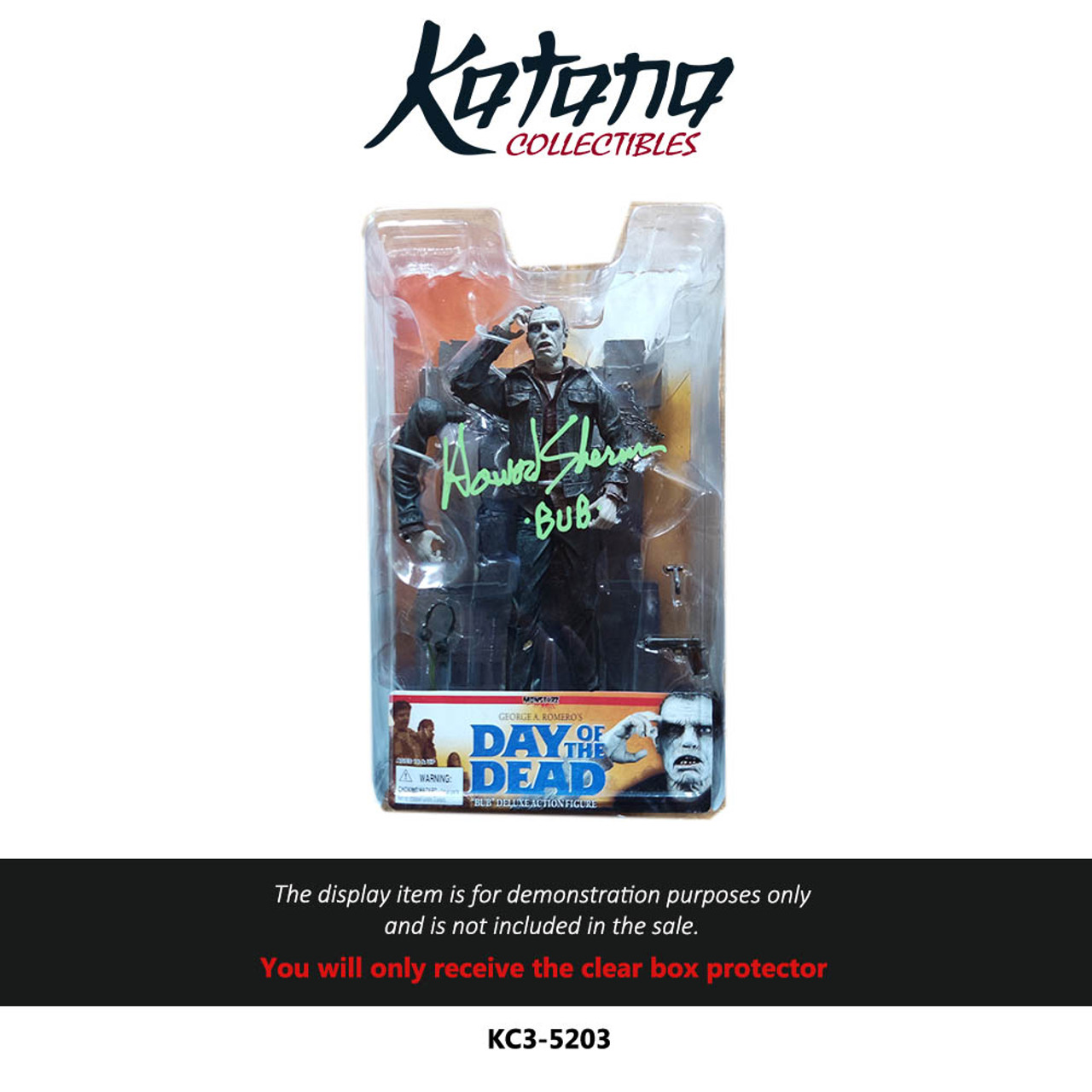 Katana Collectibles Protector For MONSTARZ AMOK TIME DAY OF THE DEAD BUB DELUXE ACTION FIGURE 2008