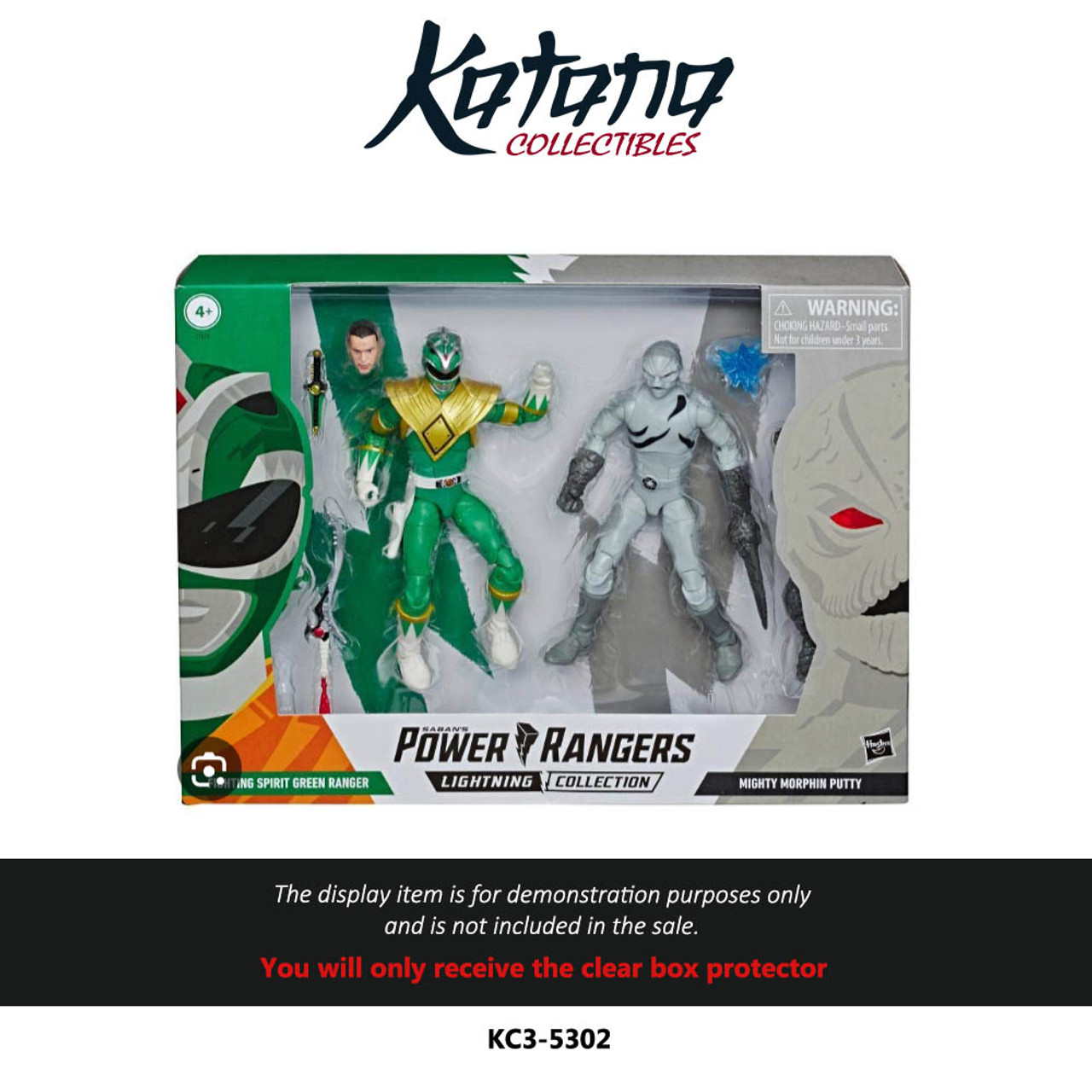 Katana Collectibles Protector For Power Rangers Lightning Collection Fighting Spirit Green Ranger Figure