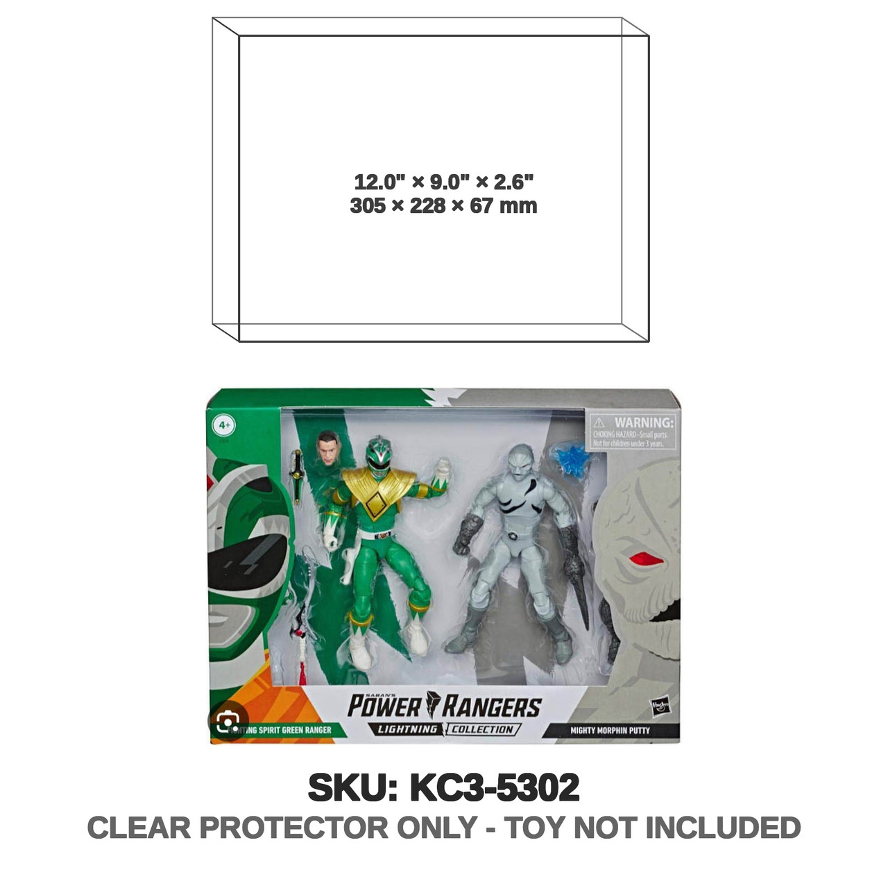 Bandai Power Rangers Lightning Collection Fighting Spirit Green Ranger Figure