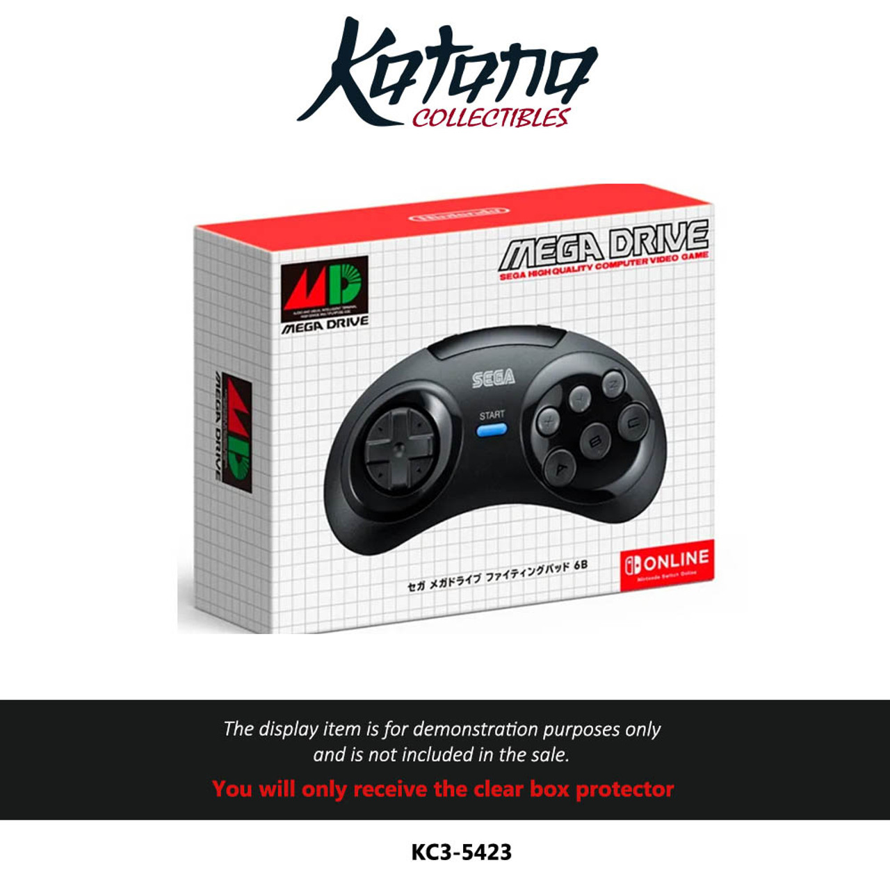 Katana Collectibles Protector For Nintendo Online Sega Mega Drive Fighting Pad 6B