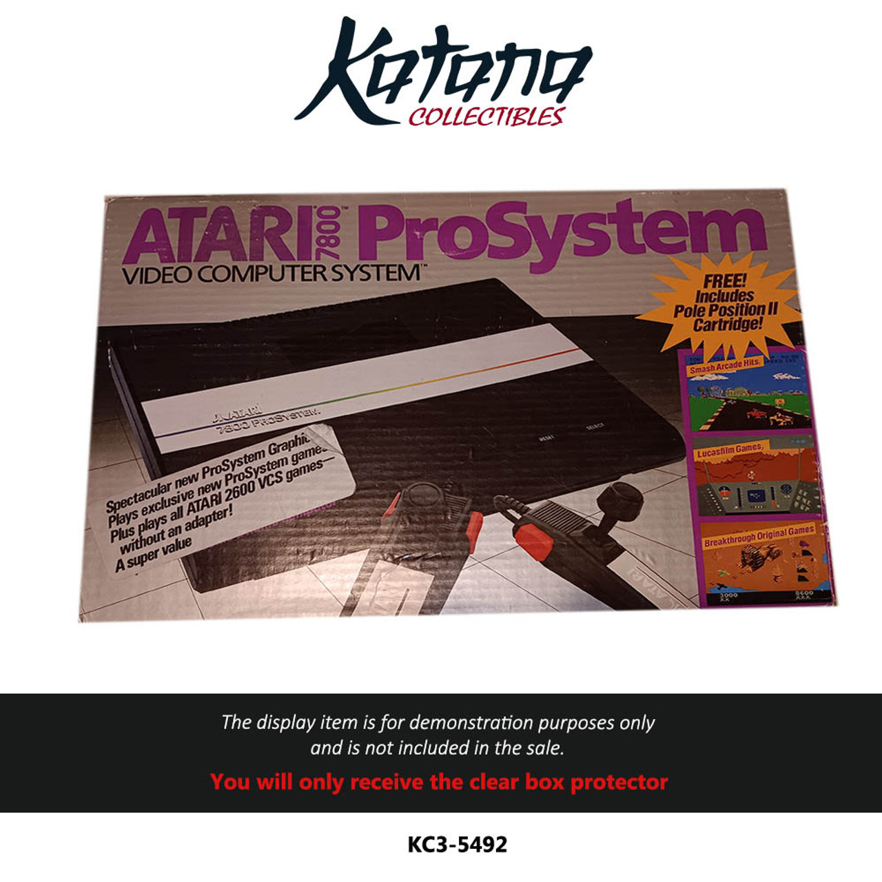 Katana Collectibles Protector For Atari 7800 Console Box