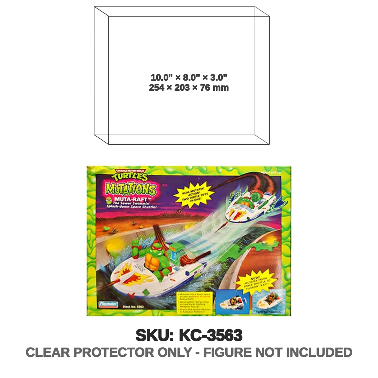 Playmates Teenage Mutant Ninja Turtles Mutations Muta-Raft Vehicle