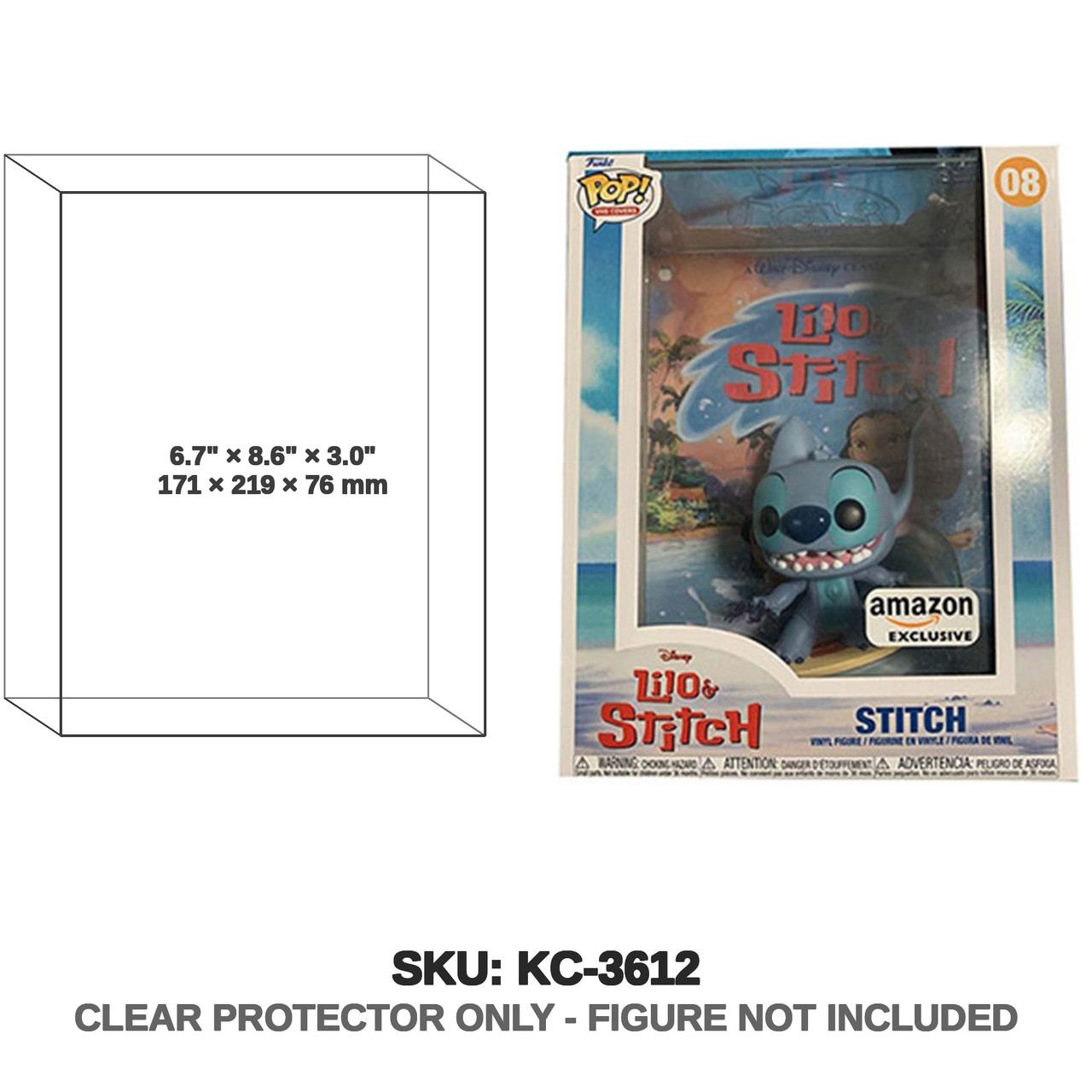 Stitch Lilo & Stitch VHS Cover Figure