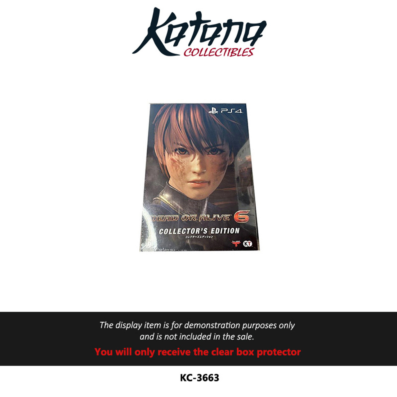 Protector For Dead or Alive 6 Collector's Edition (PlayStation 4) - Katana  Collectibles