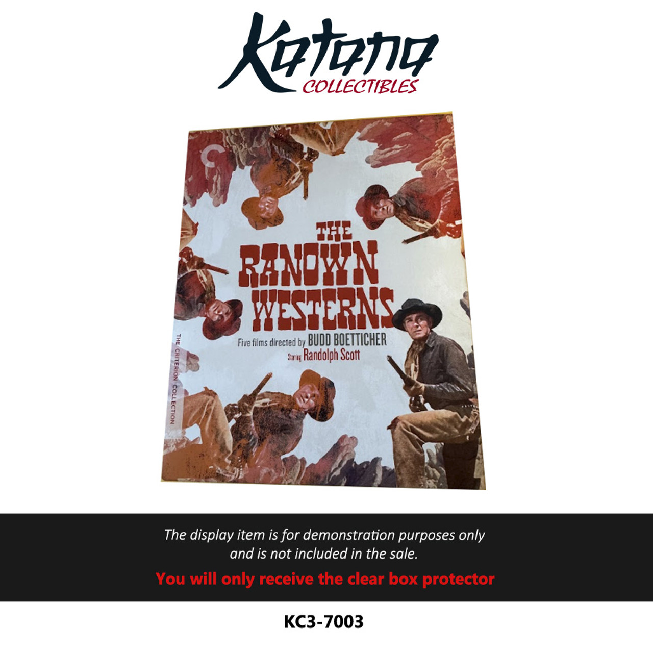 Katana Collectibles Protector For The Criterion Collection - The Ranown Westerns