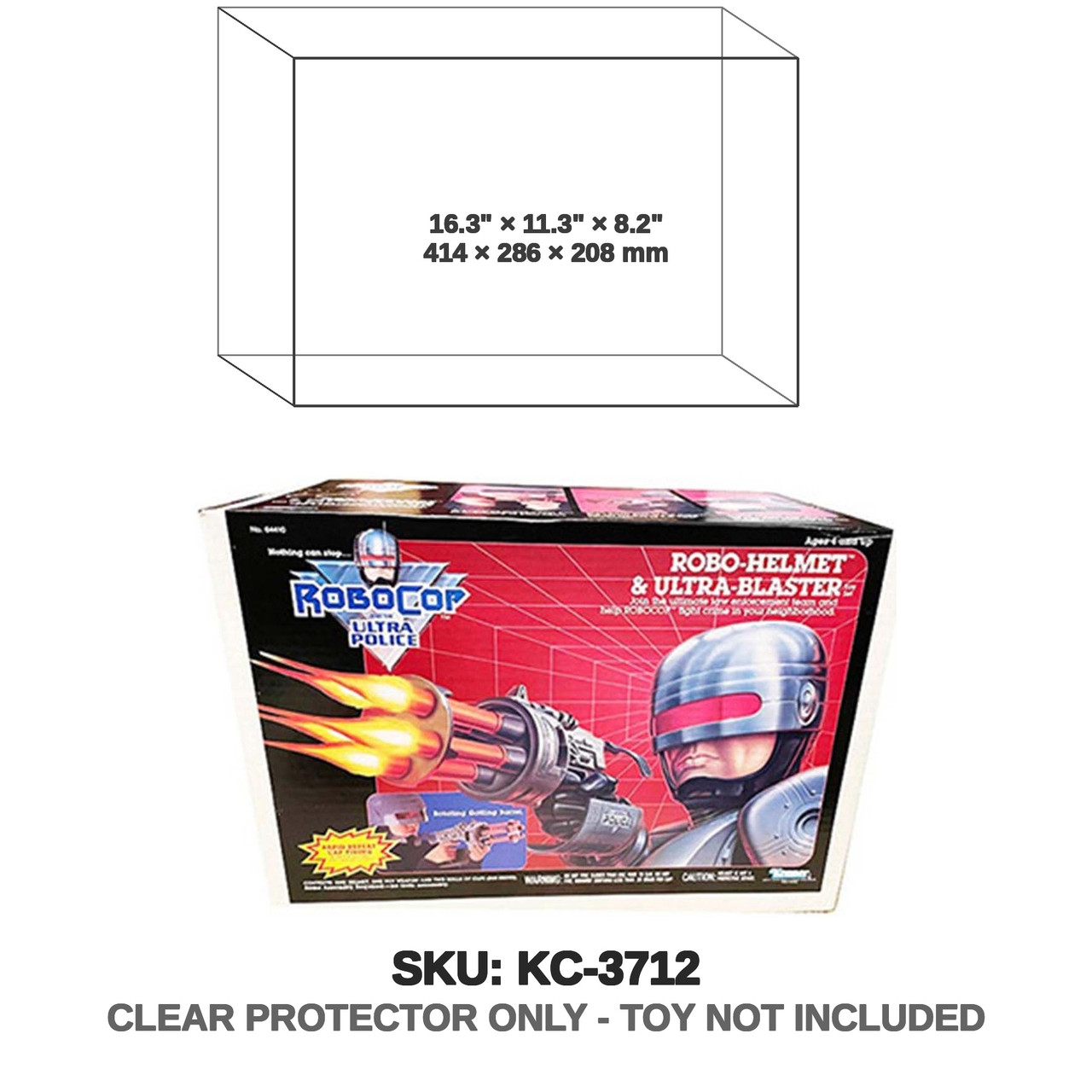Kenner Robocop Robo-helmet and ultra-blaster