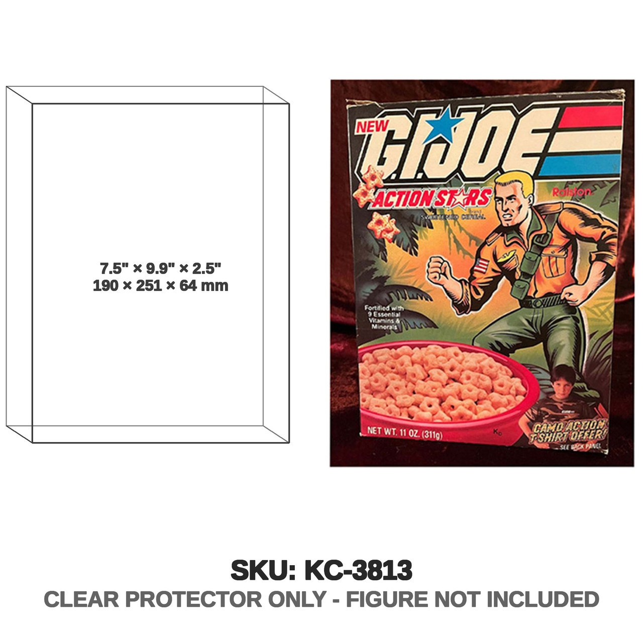 G.I. Joe Action Stars Cereal Box