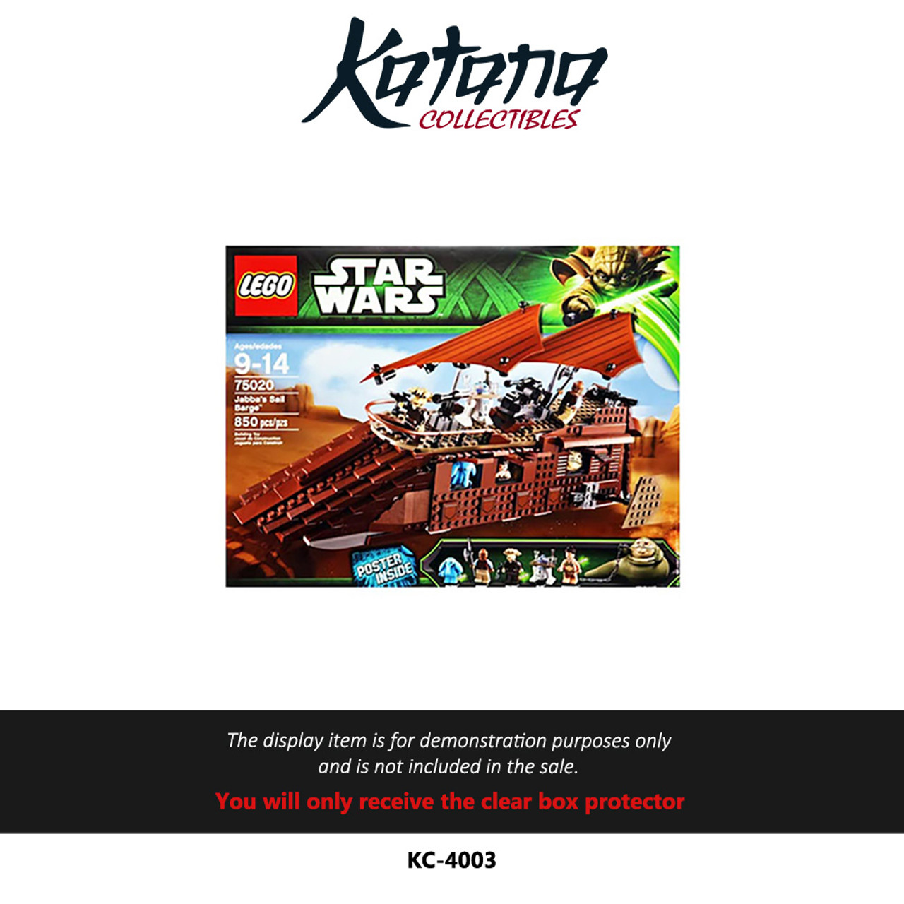 Katana Collectibles Protector For LEGO Star Wars Jabbas Sail Barge (75020)