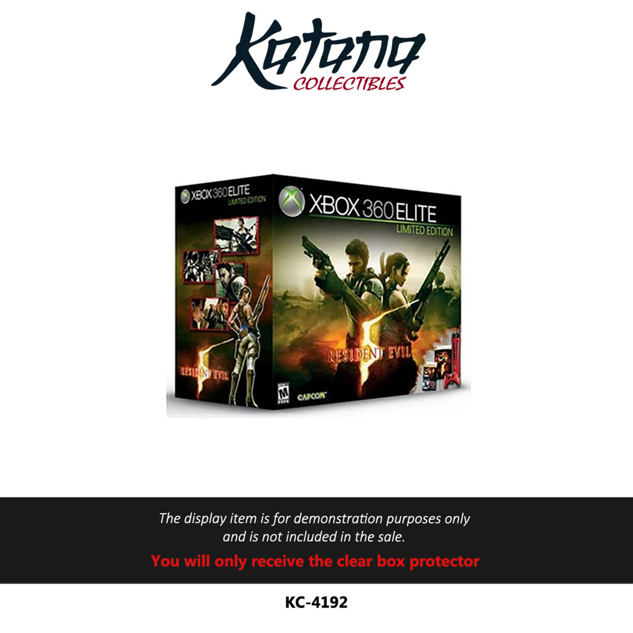 Katana Collectibles Protector For XBox 360 Elite Limited Edition Resident Evil