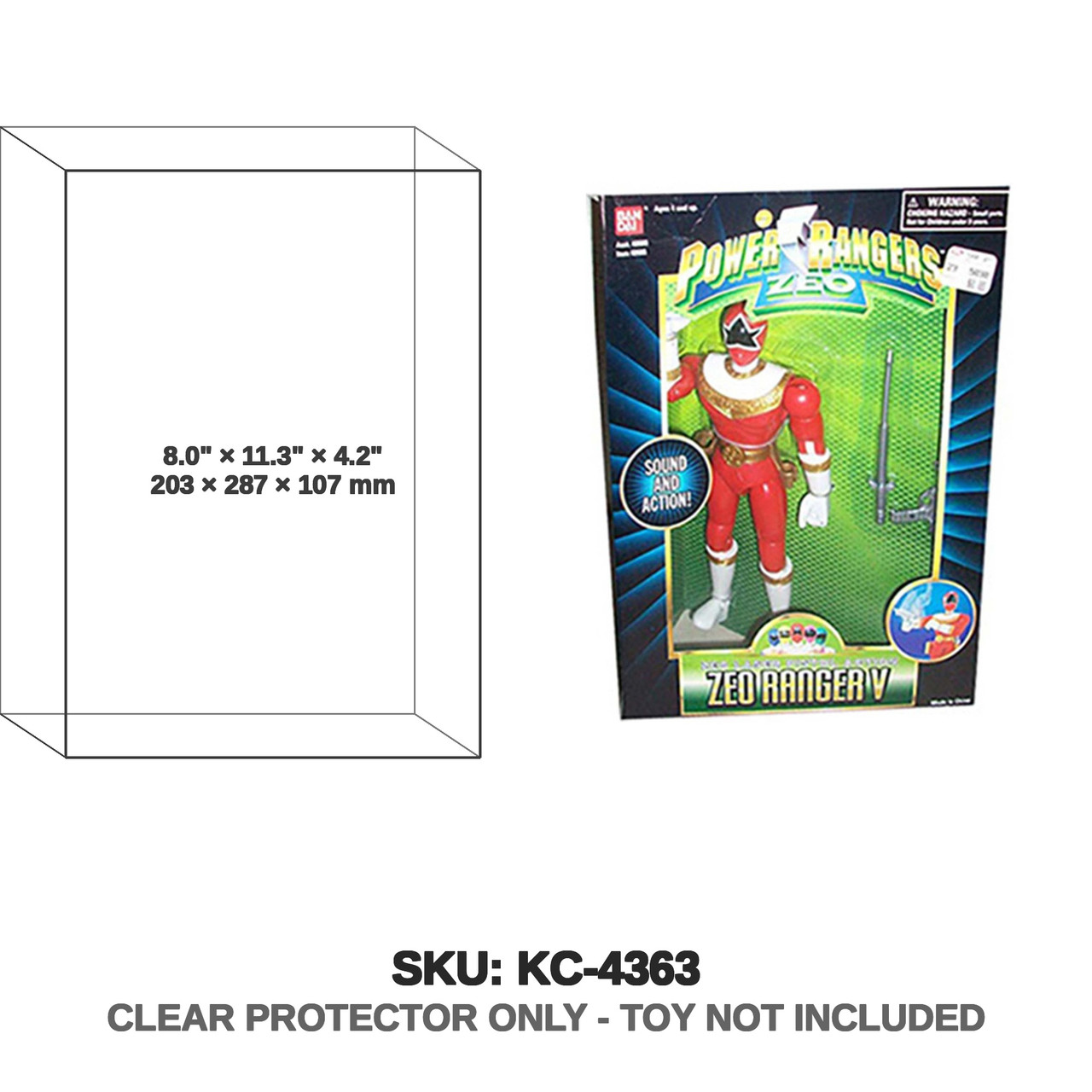 1996 Power Rangers Zeo 8" Action Figures