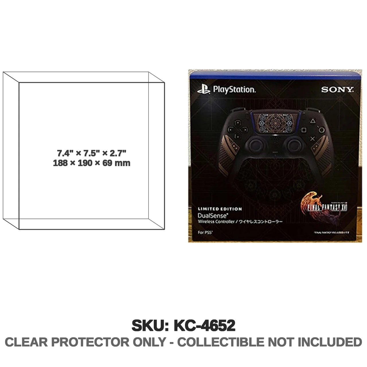 Final Fantasy XVI PS5 DualSense Controller Japanese