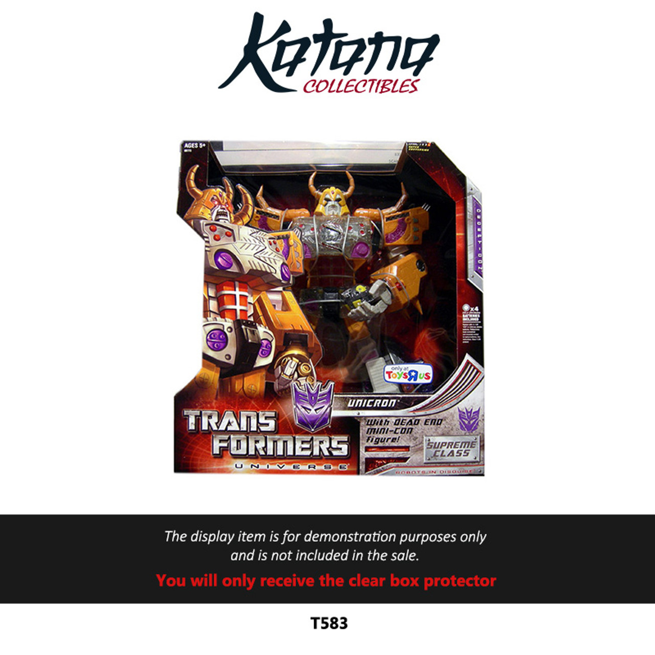 Katana Collectibles Protector For Transformers Universe Unicron Figure