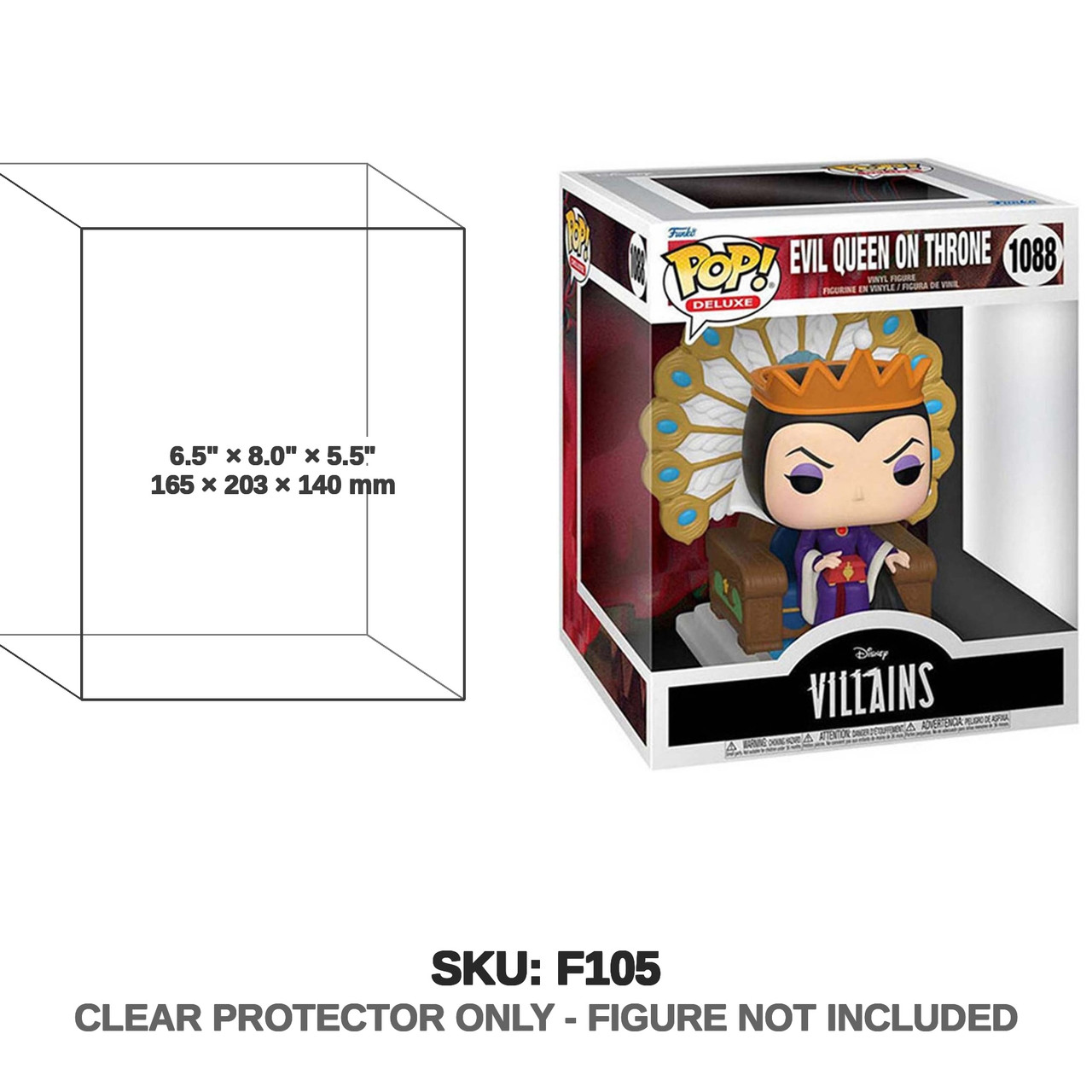 Evil Queen on Throne Disney Villains Pop! Deluxe Figure