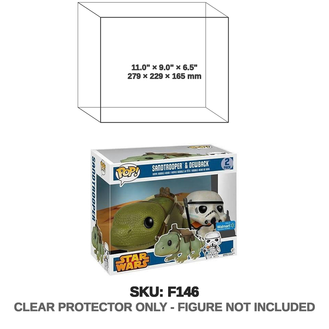 Funko Pop Star Wars Duo Sandtrooper & Dewback Funko Pop Star Wars Duo Sandtrooper & Dewback