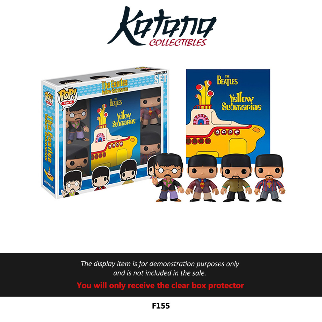 Katana Collectibles Protector For Funko POP! Rock The Beatles Yellow Submarine Collector Set