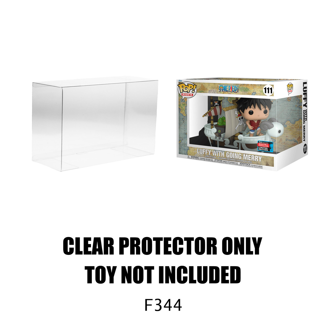 Protector For Funko One Piece Luffy With Going Merry 111