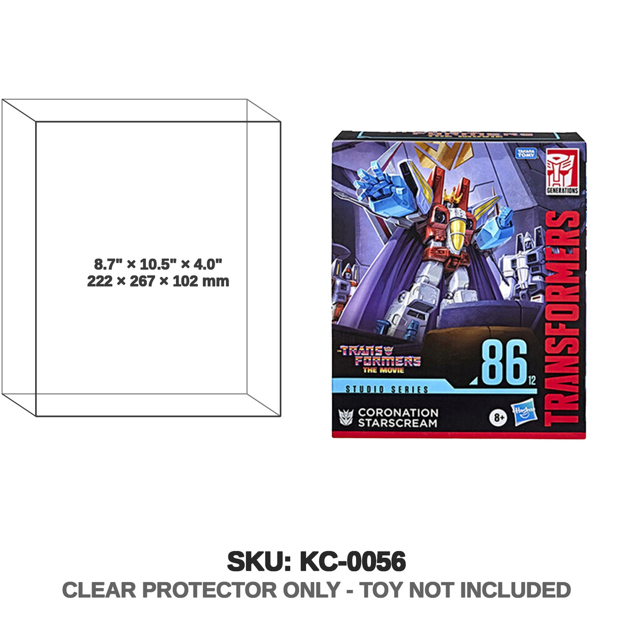 Coronation Starscream Transformers Studio Series 86 Figure