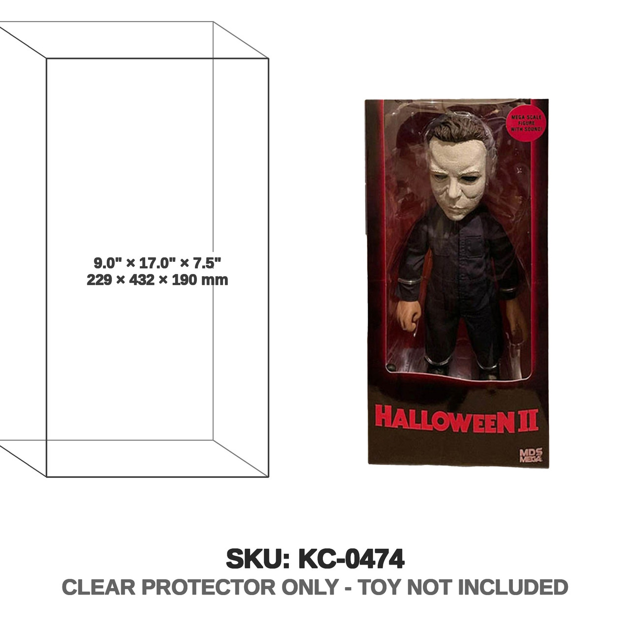 MEZCO Halloween II Mega Scale Figure With Sound