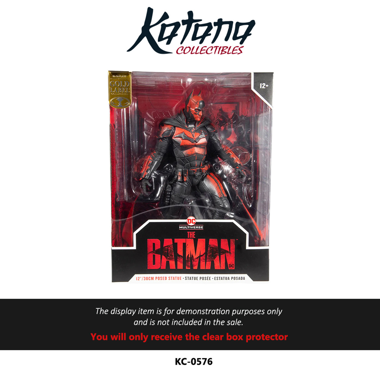 Katana Collectibles Protector For McFarlane DC Comics Batman Movie 12In - Batman Gold Label Statue