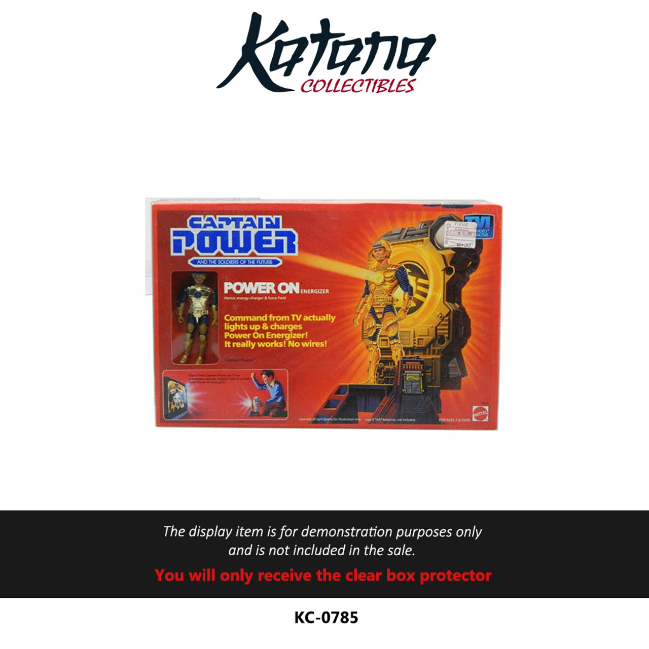 Katana Collectibles Protector For Vintage 1987 Mattel Captain Power Playset