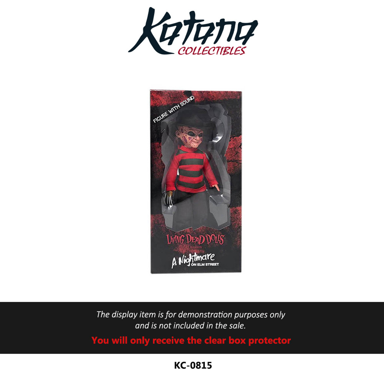 Katana Collectibles Protector For Mezco Living Dead Dolls - A Nightmare on Elm Street