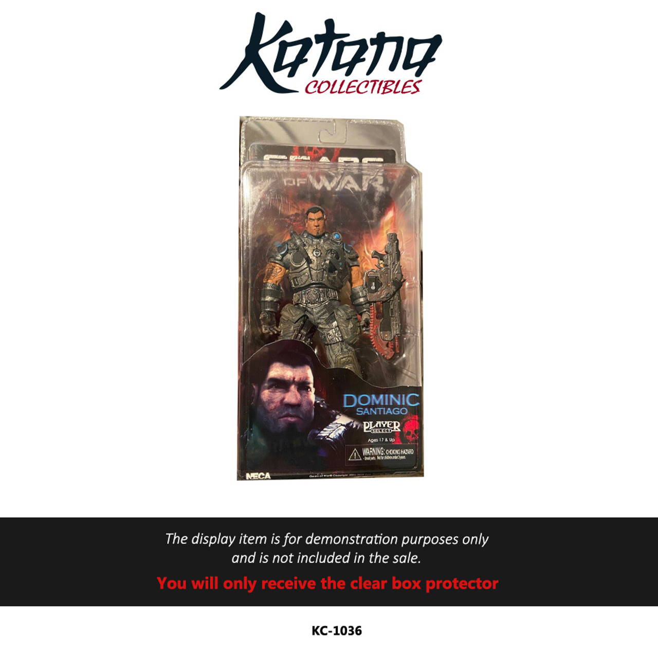 Katana Collectibles Protector For NECA Gears Of War Dominic Santiago