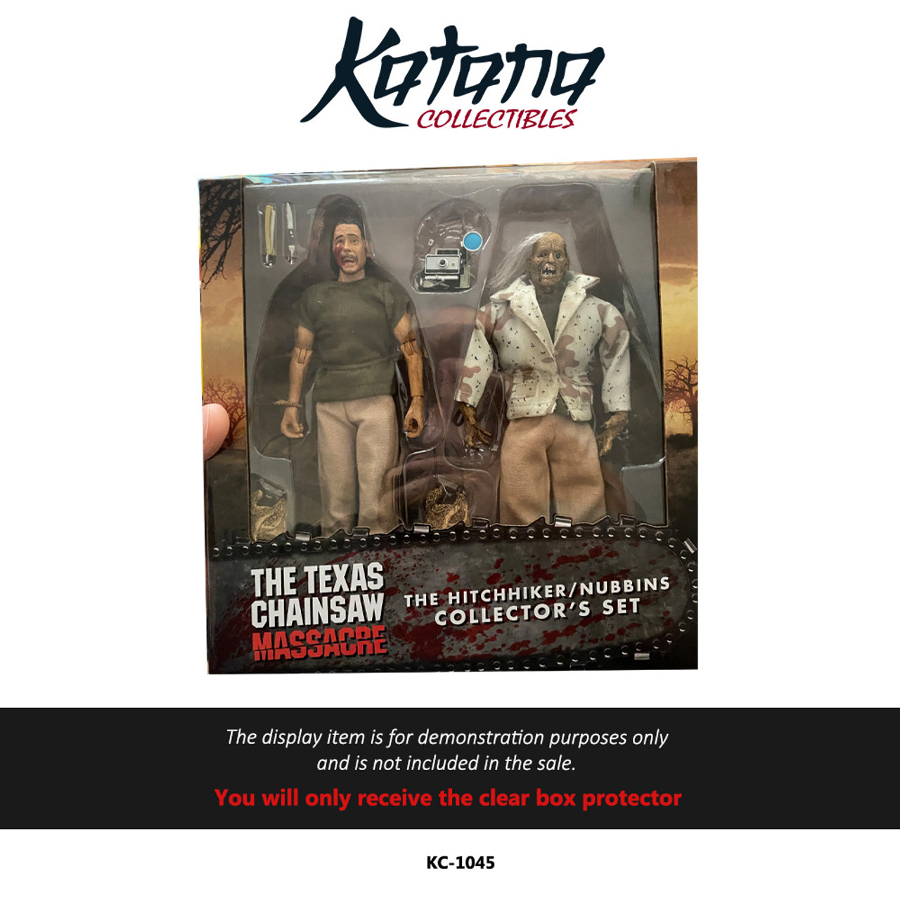 Katana Collectibles Protector For The Texas Chainsaw Massacre The Hitchhiker / Nubbins Collectors Set