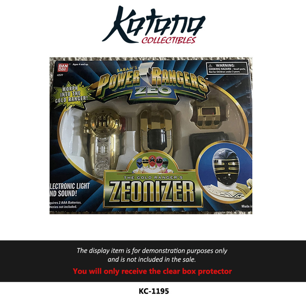Katana Collectibles Protector For Gold Ranger Zeonizer Morpher