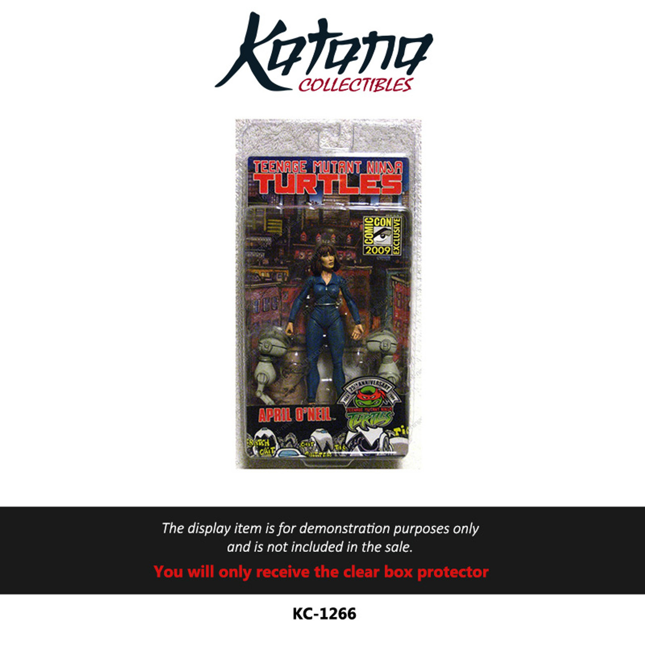 Katana Collectibles Protector For NECA Teenage Mutant Ninja Turtles 2009 SDCC April Clamshell Figure