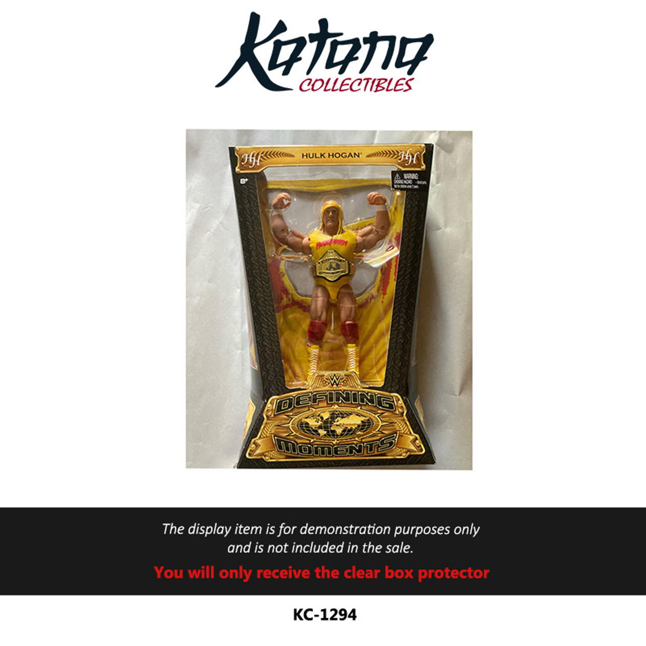 Katana Collectibles Protector For WWE Smaller Defining Moment Box Ellites