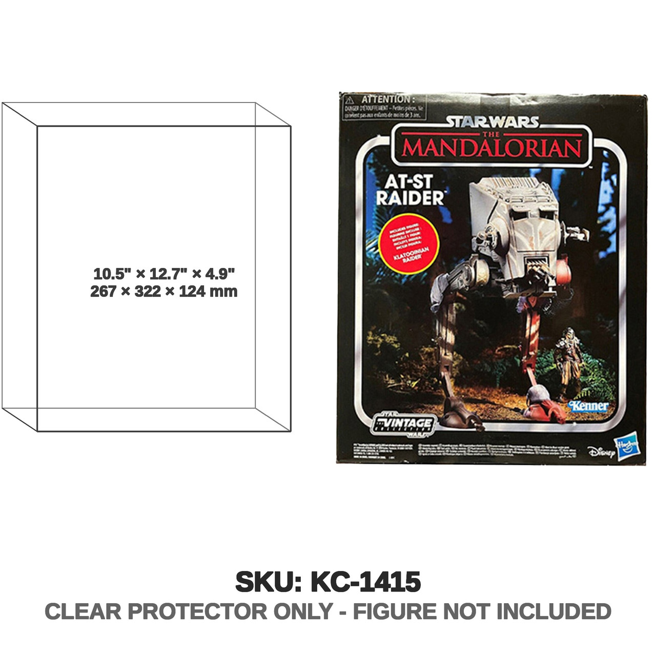 The Mandalorian AT-ST Raider Star Wars Black Series Figure