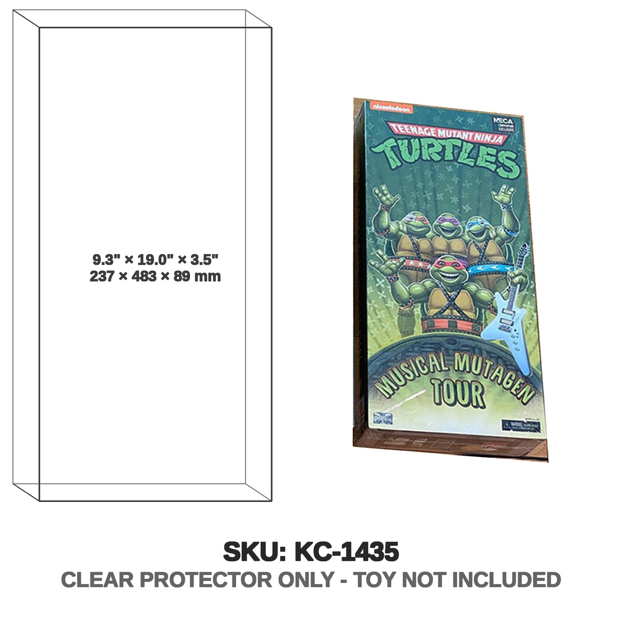 Teenage Mutant Ninja Turtles 2020 SDCC Musical Mutagen Tour 4-Pack Turtles Figures