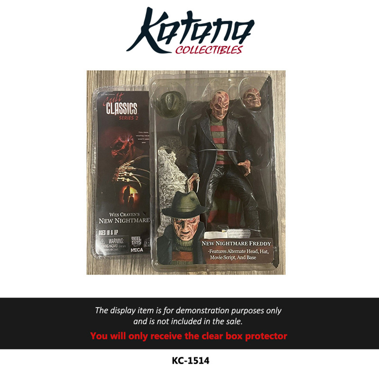 Katana Collectibles Protector For NECA Cult Classics Series 2 New Nightmare Freddy Action Figure