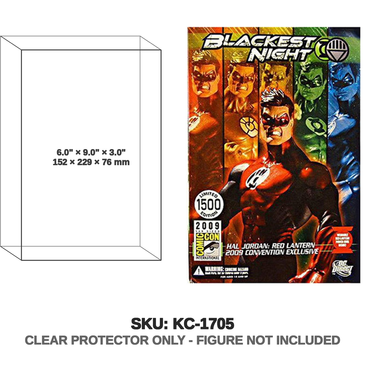DC Direct DC Blackest Night Hal Jordan Convention Action Figures