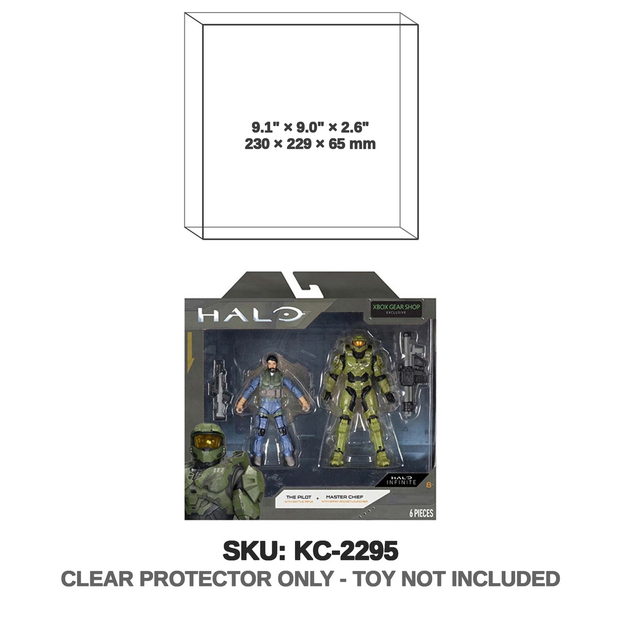 Master Chief Pilot Halo 2-Pack Figures