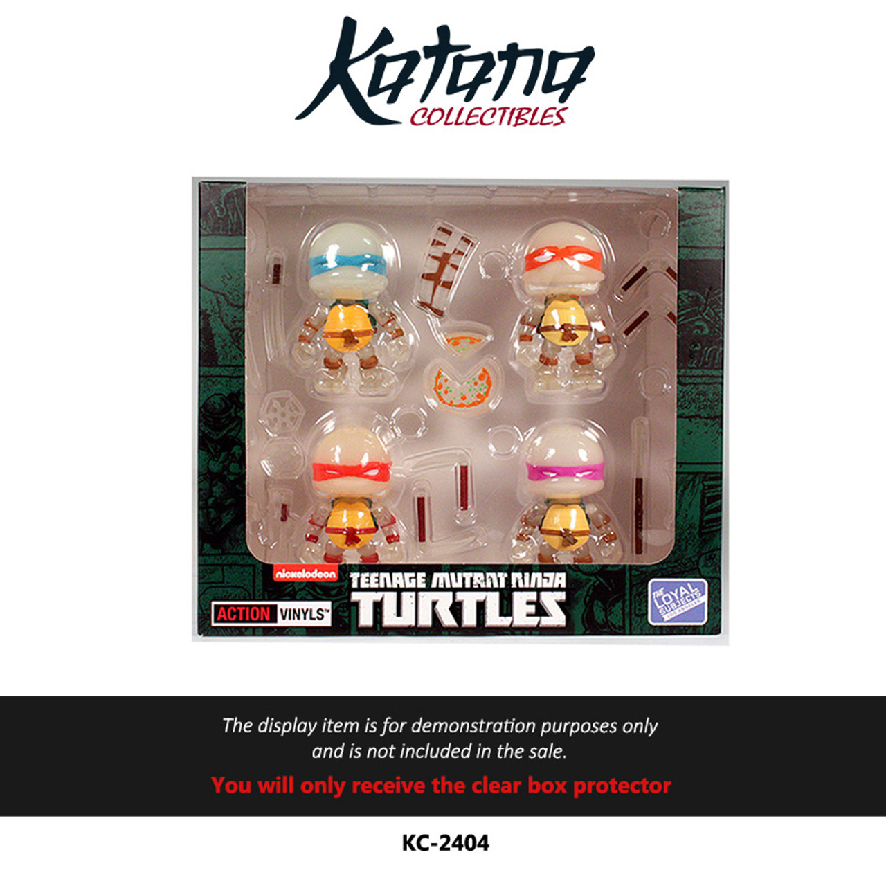 Protector For Hastings Exclusive Glow in the Dark Teenage Mutant Ninja  Turtles Loyal Subjects Box Set Figures