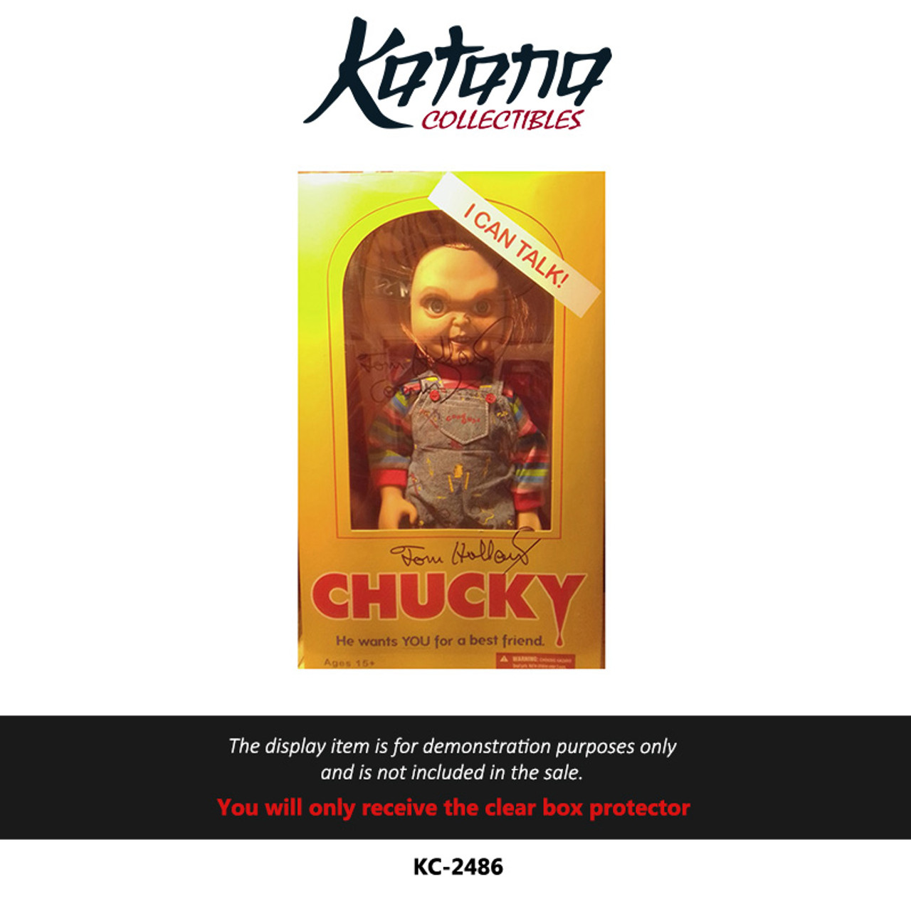 Katana Collectibles Protector For Mezco Talking Chucky Scarred Face 15"