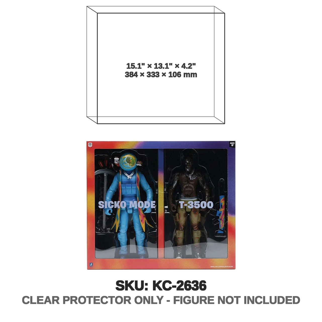 Hasbro Fortnite Travis Scott Astroworld Figure Box