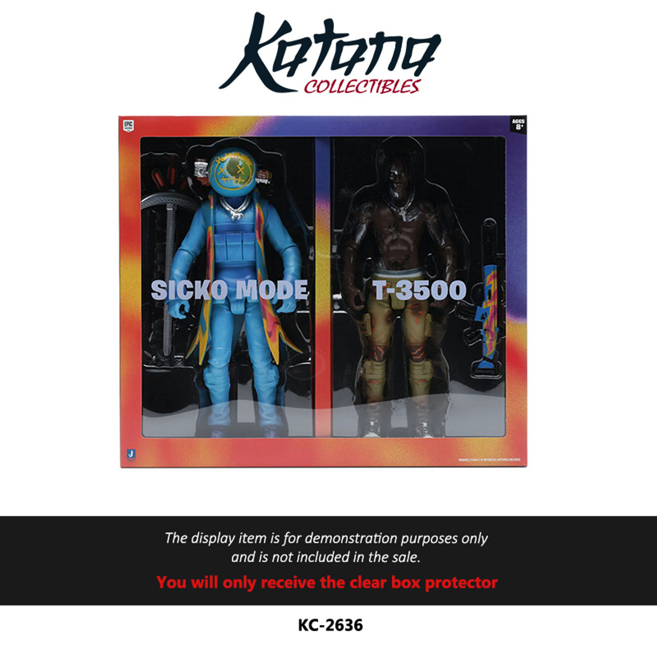Katana Collectibles Protector For Travis Scott Fortnite Astroworld Figure Box