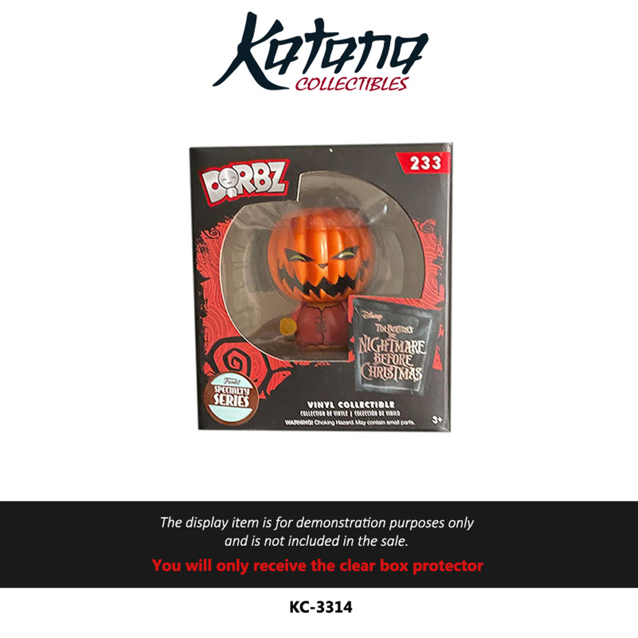 Katana Collectibles Protector For Funko Dorbz Vinyl Figure Pumpkin King