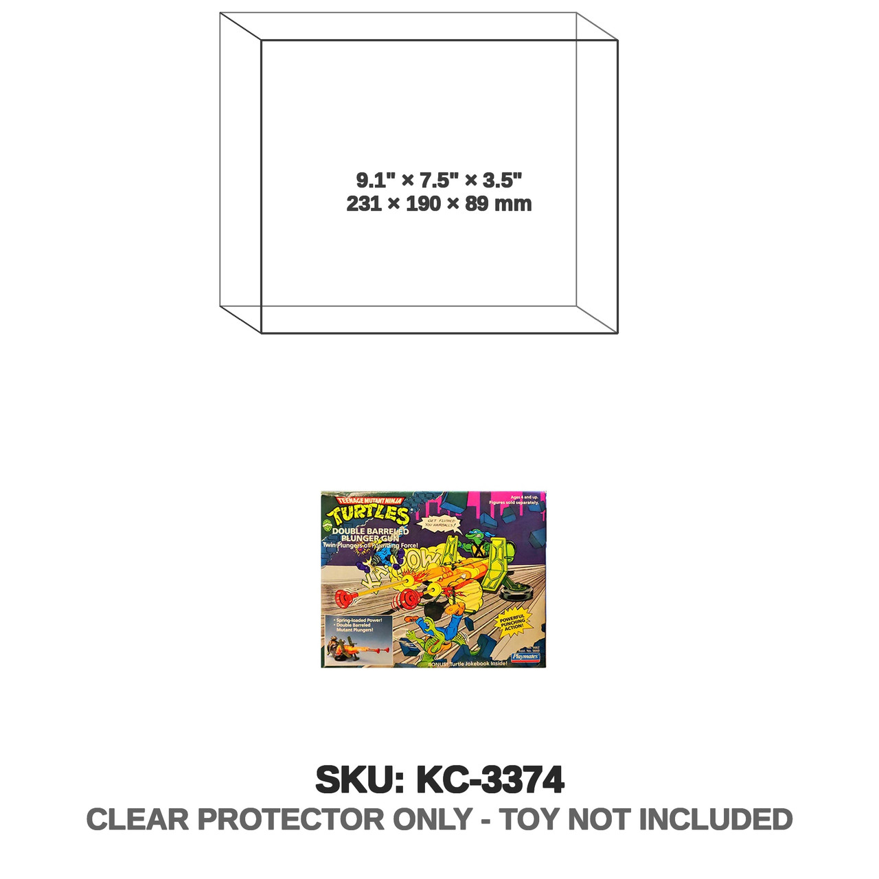 Teenage Mutant Ninja Turtles Double Barreled Plunger Gun