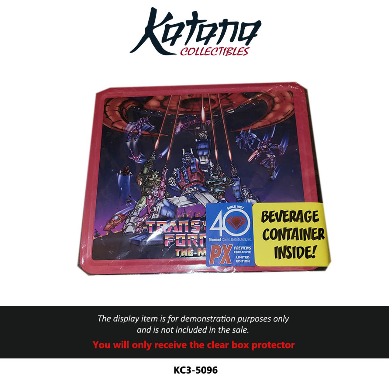 Katana Collectibles Protector For Transformers The Movie Lunchbox