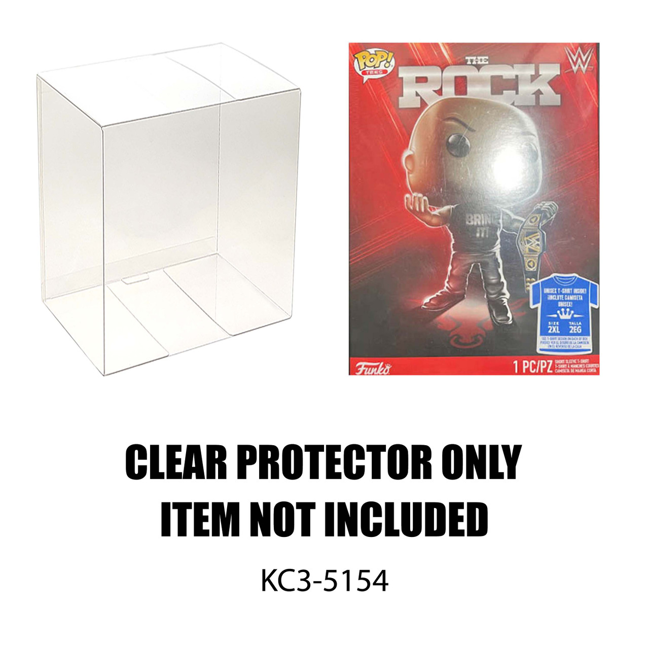 Protector For WWE FunkoThe Rock Shirt