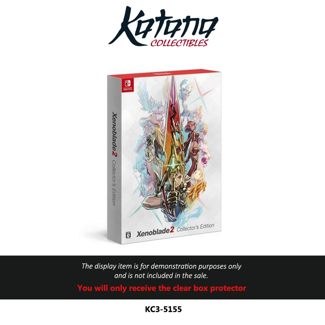 Katana Collectibles Protector For Xenoblade 2 Collectors Edition - Japan Region - Nintendo - 2017