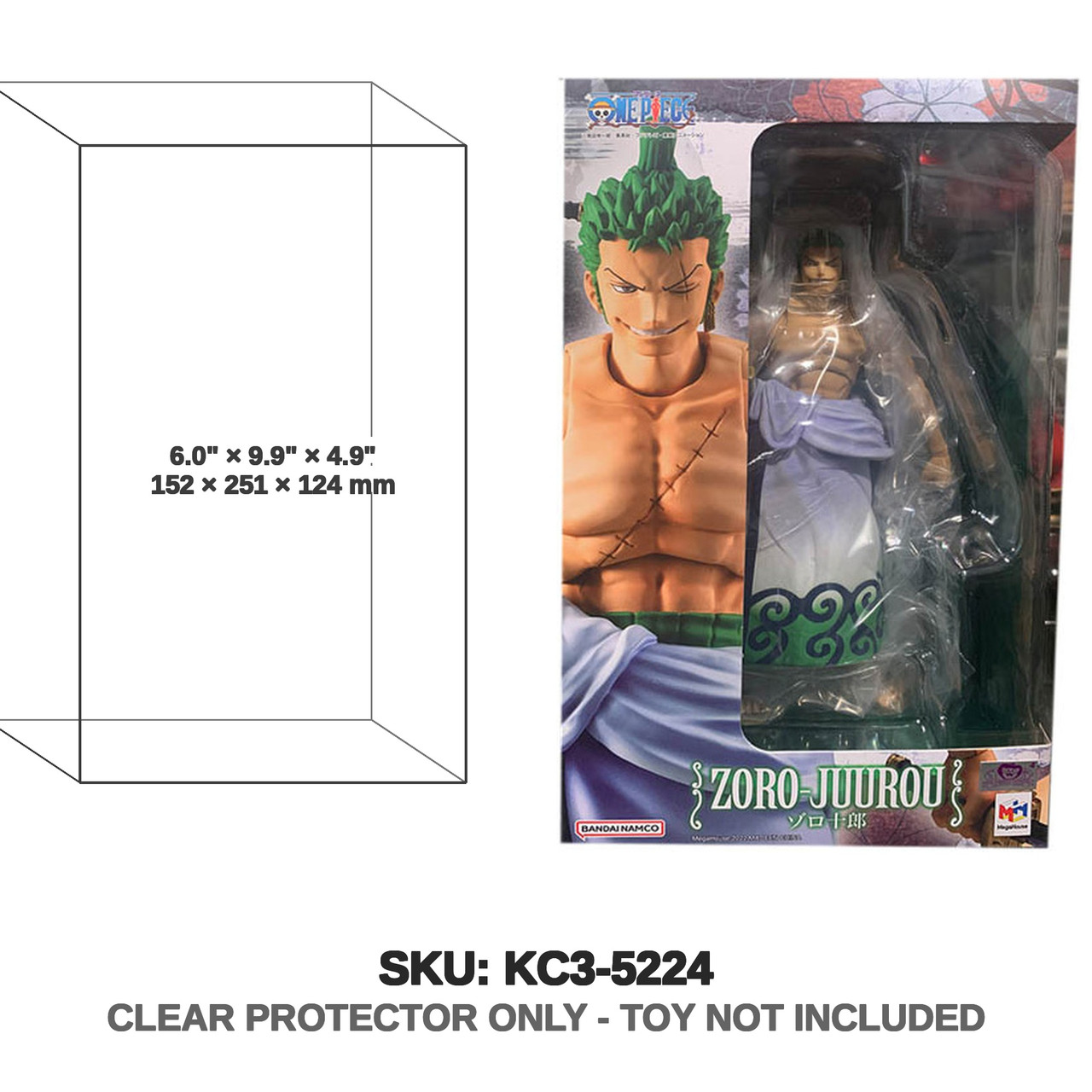 Bandai One Piece Variable Action Heroes Zoro-Juurou
