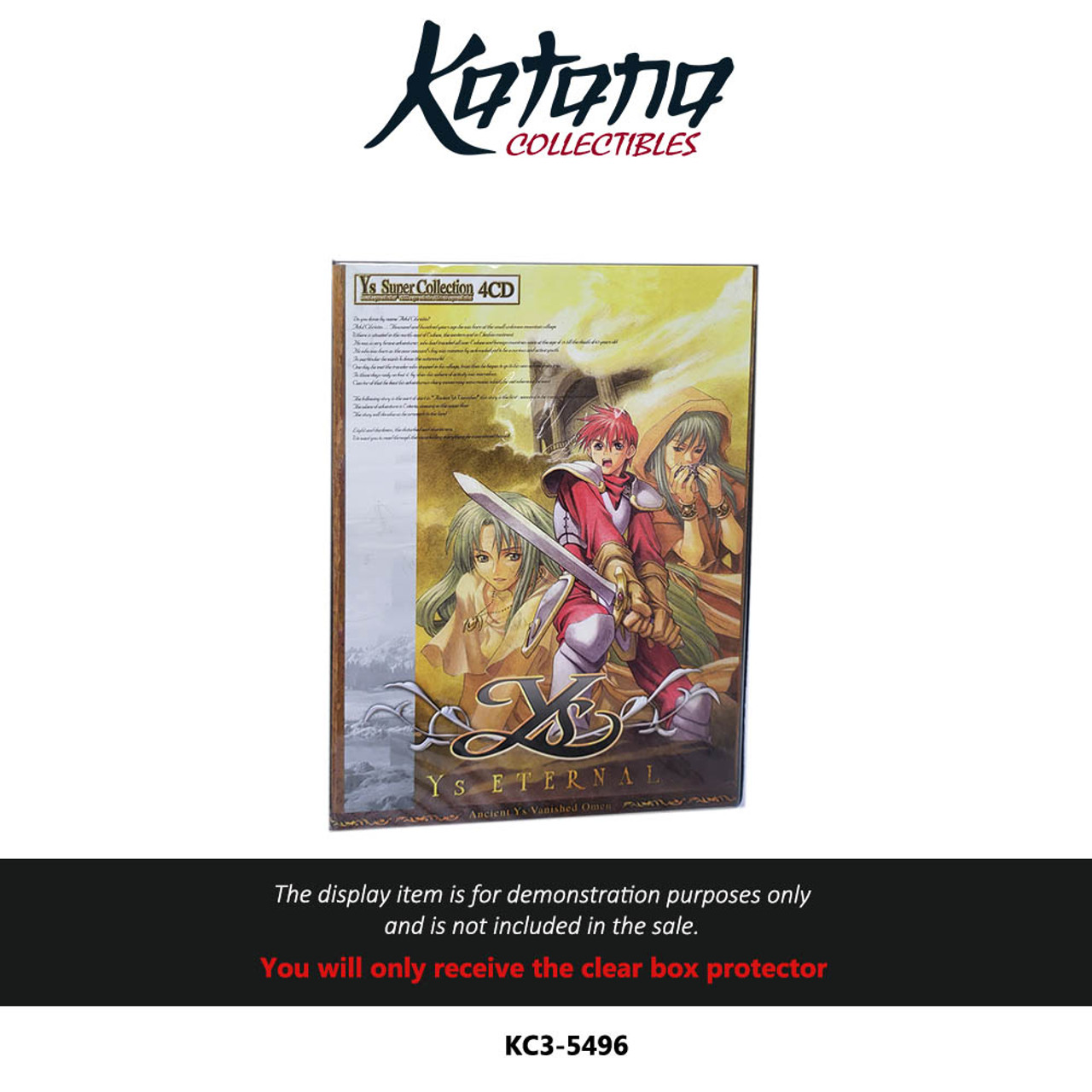 Katana Collectibles Protector For Ys Eternal Box Package(Korean Ver)