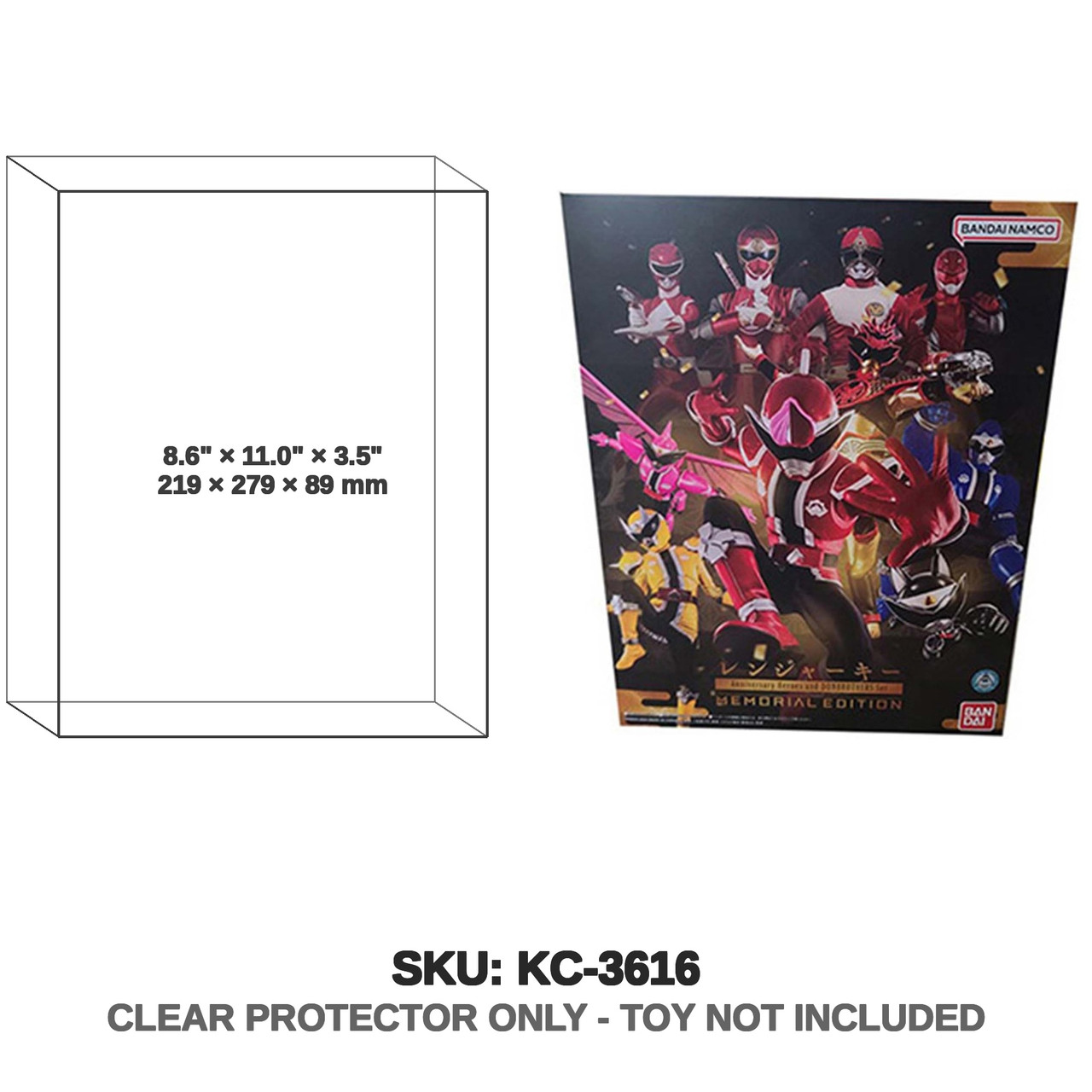 Bandai Power Rangers Memorial Edition Donbrothers Ranger Keys Set