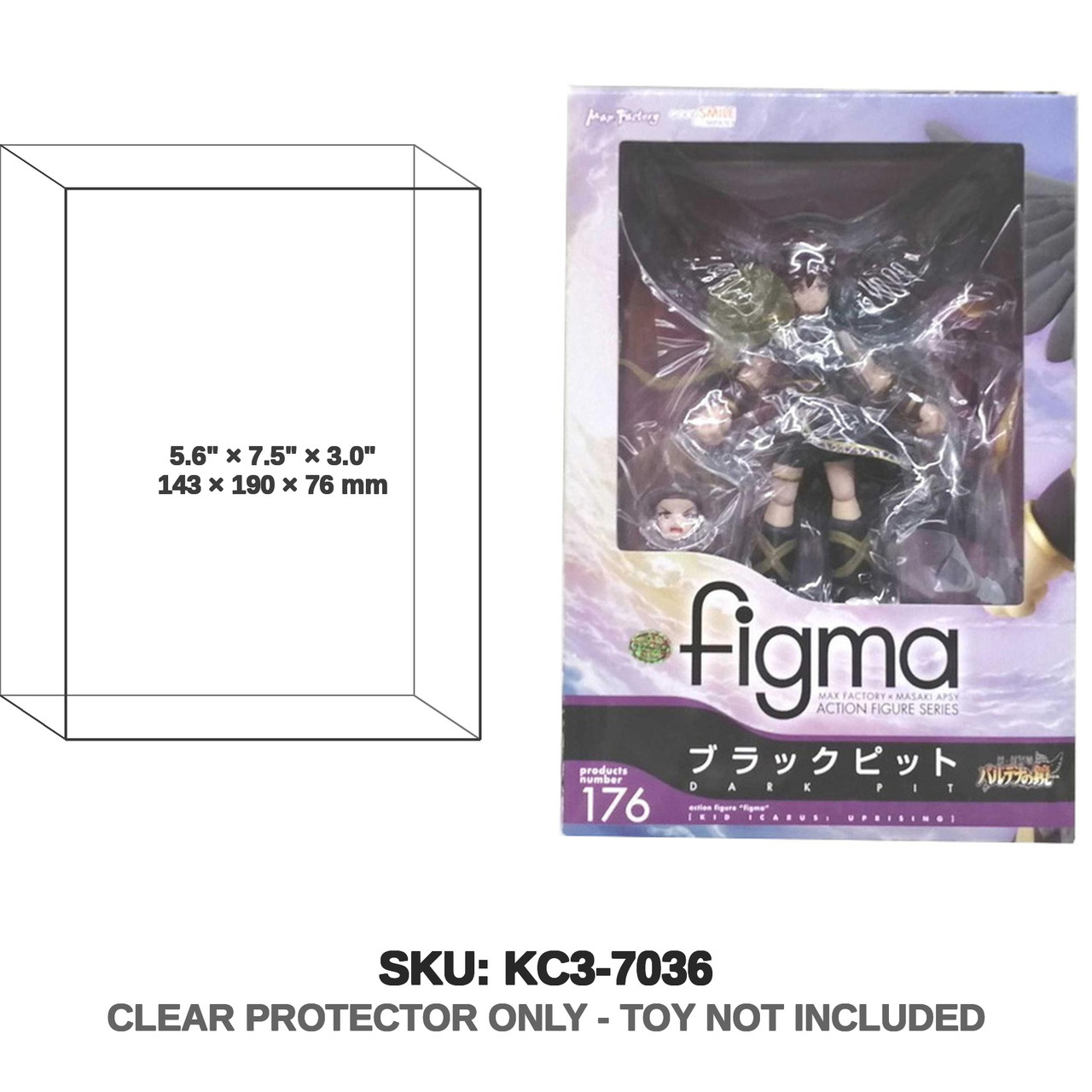 Good Smile Company Kid Icarus Uprising Figma Dark Pit 176
